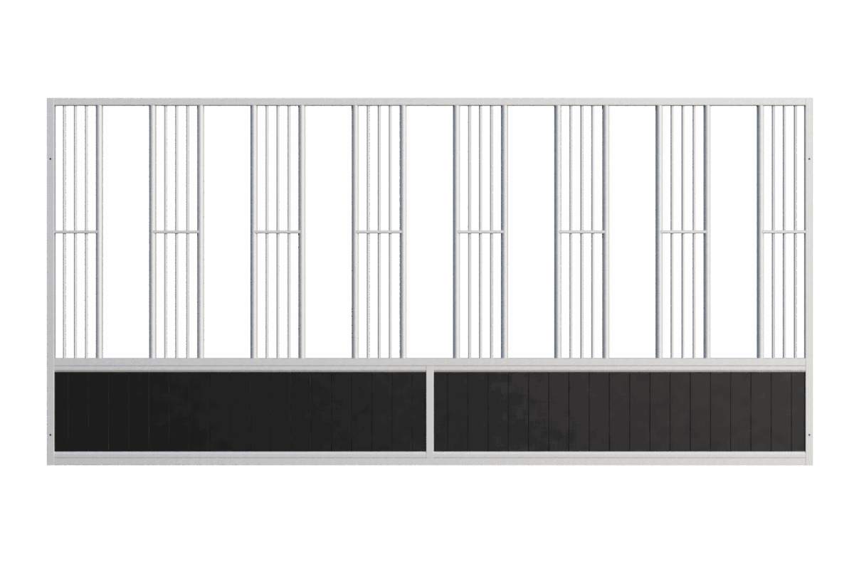 Voerwand Premium vast met 7 voerplekken